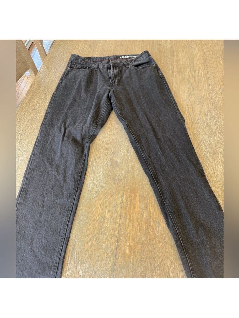 Black grayish  jeans. Izod. 34x32. Slim fit